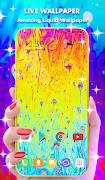 Liquid Rainbow Wallpaper Theme poster