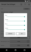 Simple Text Widget স্ক্রিনশট 2