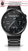 Black Leather HD Watch Face 截图 7