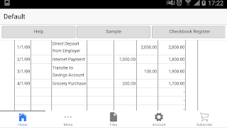 Custom Checkbook Pro imagem de tela 2