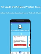 Grade 7 STAAR Math Test & Prac تصوير الشاشة 1