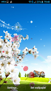 Spring Live Wallpaper স্ক্রিনশট 4