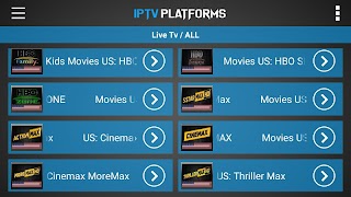 IPTV Platforms ảnh chụp màn hình 1