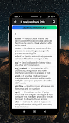 برنامه‌نما LINUX Handbook Pro عکس از صفحه