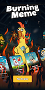 پوستر Burning Meme