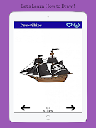 Wie man ein Schiff zeichnet Screenshot 7