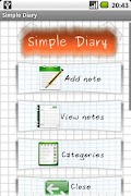 Simple Diary Cartaz