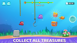Fish Journey Draw to Escape captura de pantalla 1