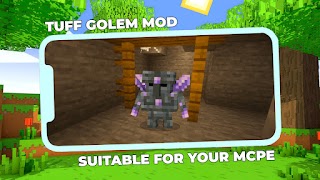 Tuff Golem Mod Minecraft PE captura de pantalla 4