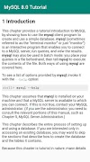 MySQL 8.0 Tutorial - Free Offl 截图 1