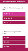 Grade 4 Mathematics Gap Ekran Görüntüsü 1