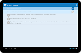 Strong Password syot layar 3