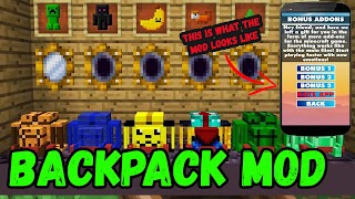 Backpack Mod For Minecraft PE پوسٹر