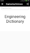 Engineering Dictionary Plakat
