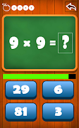Learn multiplication table ภาพหน้าจอ 1