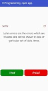 C Programming - Quiz App اسکرین شاٹ 3