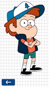 How to draw Gravity Falls screenshot 5