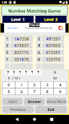 Number Matching Game capture d'écran 2
