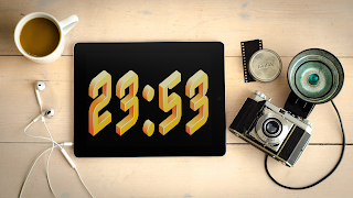 Fullscreen Digital Clock imagem de tela 5