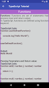 برنامه‌نما TypeScript Tutorial عکس از صفحه