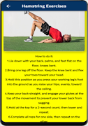 Hamstring Exercises تصوير الشاشة 5