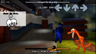 FNF Orange Rainbow Friends Mod screenshot 2