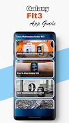 Galaxy Fit3 App Guide ảnh chụp màn hình 1