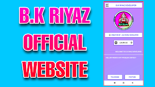 B.K RIYAZ DEVELOPER poster