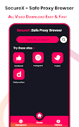 SecureX - Safe Proxy Browser الملصق