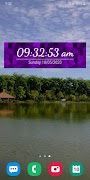Widget De Reloj Digital captura de pantalla 3