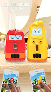 HELLO LARVA الملصق