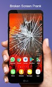 برنامه‌نما شوخی صفحه نمایش شکسته عکس از صفحه