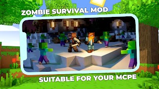 Zombie Apocalypse Mod MCPE 스크린샷 5