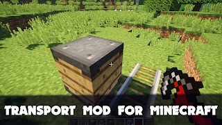 Transport Mod for Minecraft PE poster