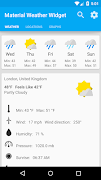 Material Weather Widget スクリーンショット 1