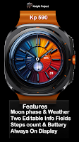 kp590 Watch Face ảnh chụp màn hình 1