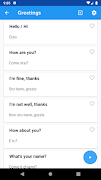 Learn Italian Phrasebook screenshot 1