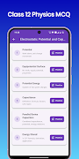 1 Schermata Class 12 Physics MCQ