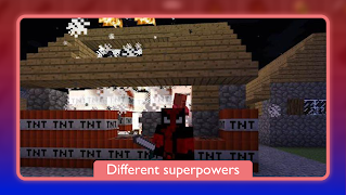 برنامه‌نما Superheroes Minecraft Mod 2025 عکس از صفحه
