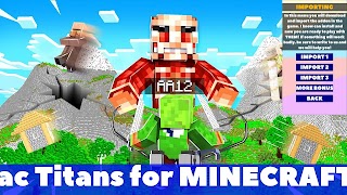 برنامه‌نما Attac Titan Mod Minecraft PE عکس از صفحه