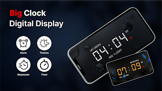 Big Digital Clock Display 海報