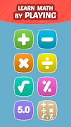 Math games, problems and learn poster
