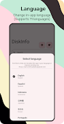 برنامه‌نما DiskInfo عکس از صفحه