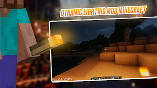 پوستر Dynamic Lighting Minecraft Mod
