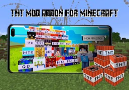 TNT Mod Addon for Minecraft Affiche