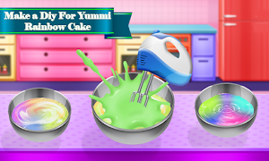 Hujan busur pembuat kue screenshot 2