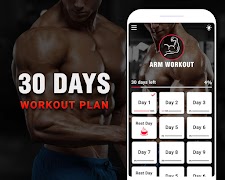 Arm Workout - Biceps at Home الملصق