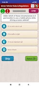 Driving Licence Practice Tests स्क्रीनशॉट 2