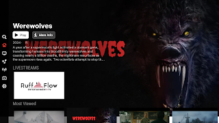 Ruff-Flow Entertainment TV imagem de tela 4