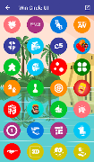 Win Circle - Icon Pack captura de pantalla 4